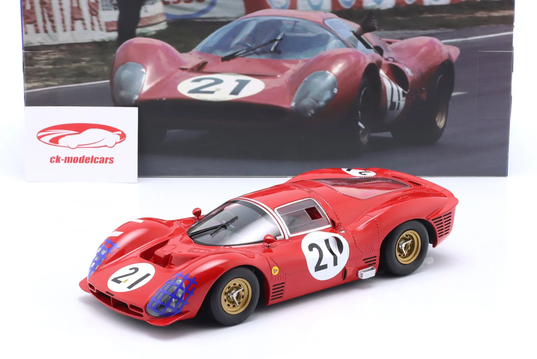 Ferrari 330 P3 Coupé #21 24h LeMans 1966 Bandini, Guichet 1:18 WERK83