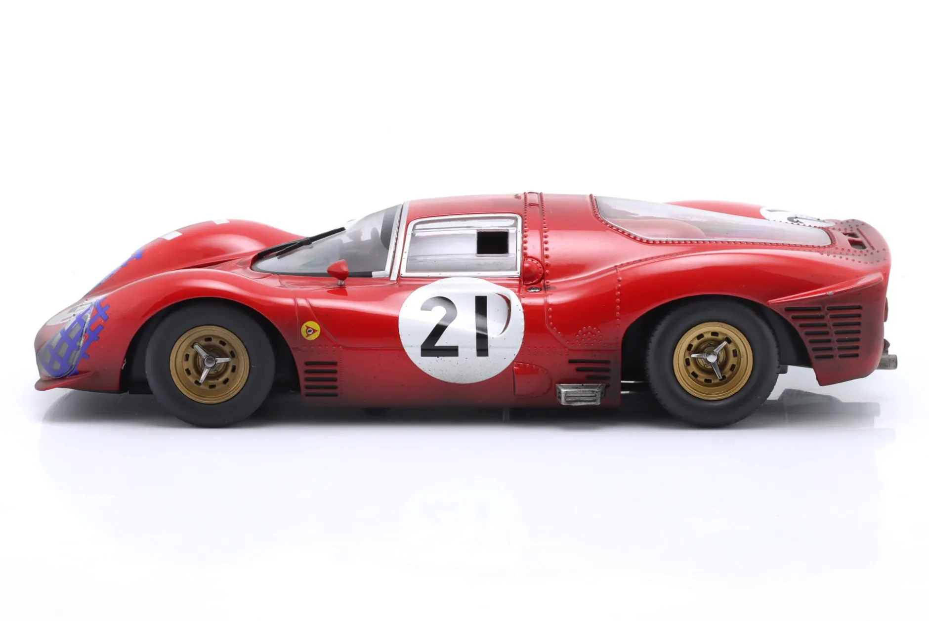 Ferrari 330 P3 Coupé #21 24h LeMans 1966 Dirty Version 1:18 WERK83