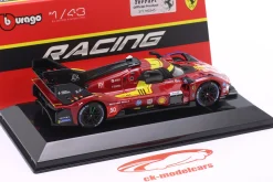 Ferrari 499P #50 24h LeMans 2025 Fuoco, Nielsen, Molina 1:43 Bburago