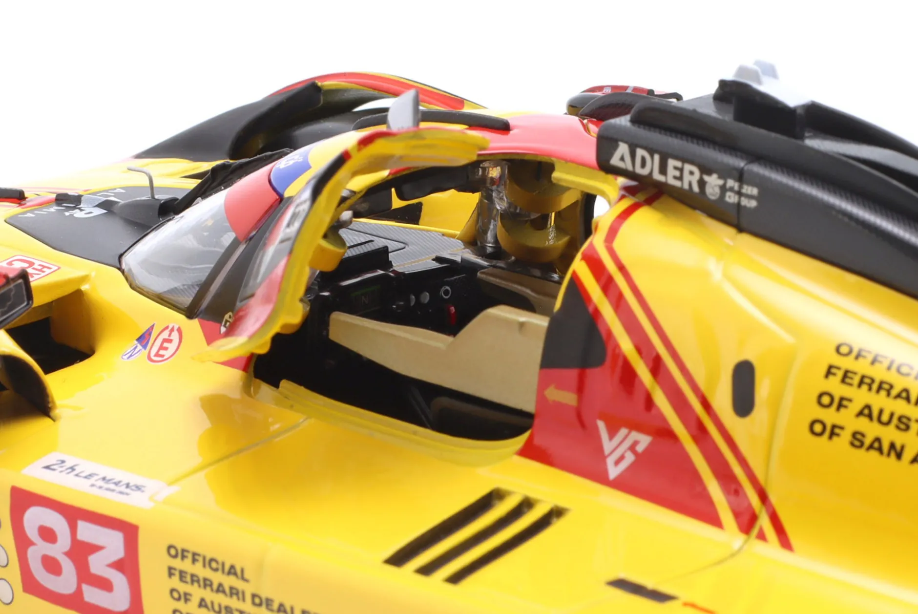 Ferrari 499P #83 24h LeMans 2024 Kubica, Shwartzman, Ye 1:18 Bburago