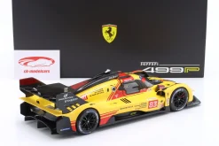 Ferrari 499P #83 24h LeMans 2024 Kubica, Shwartzman, Ye 1:18 Bburago