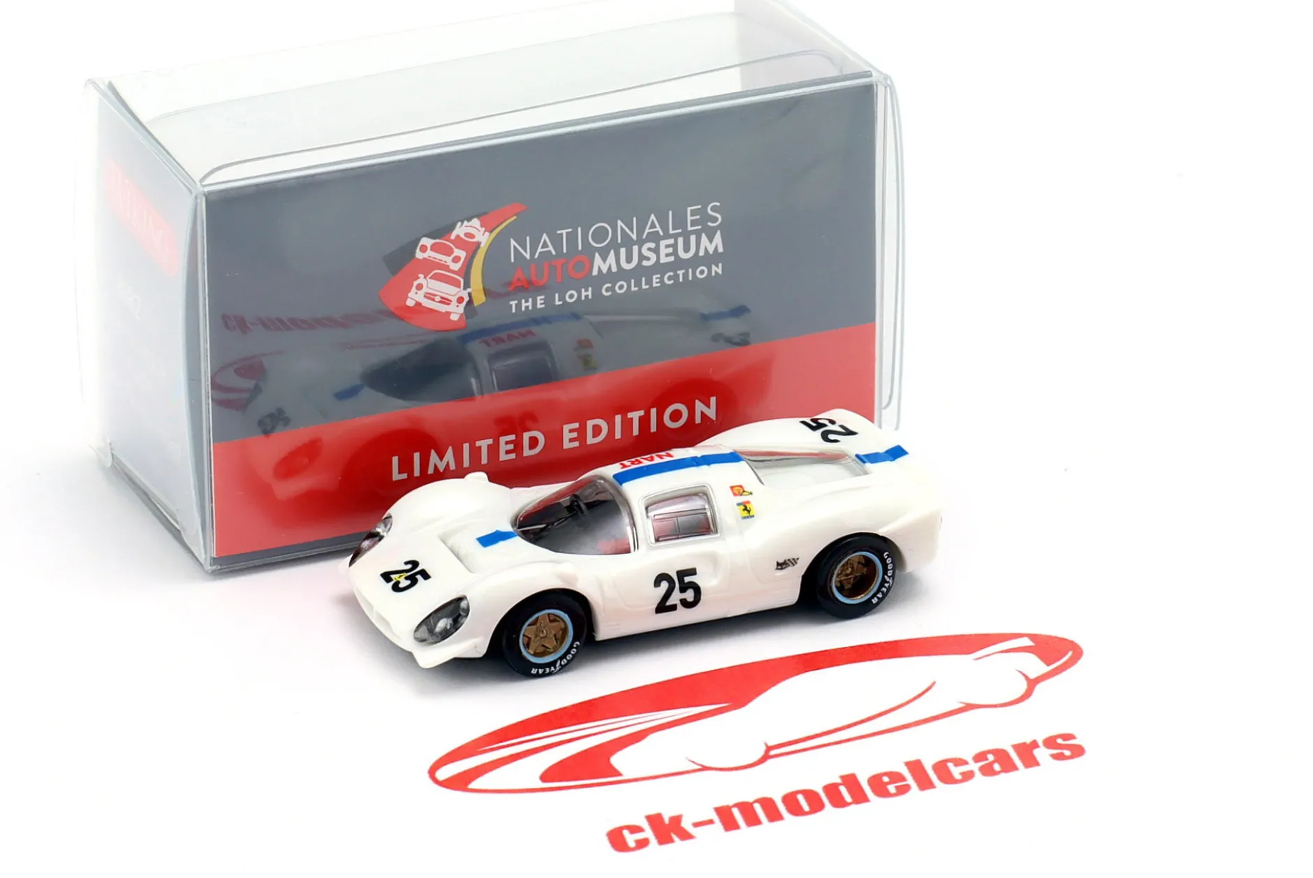 Ferrari 412P #25 24h LeMans 1967 Rodriguez, Baghetti 1:87 Wiking
