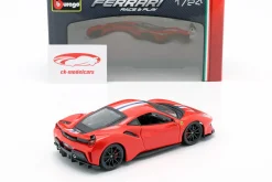 Ferrari 488 Pista Baujahr 2018 rot 1:24 Bburago