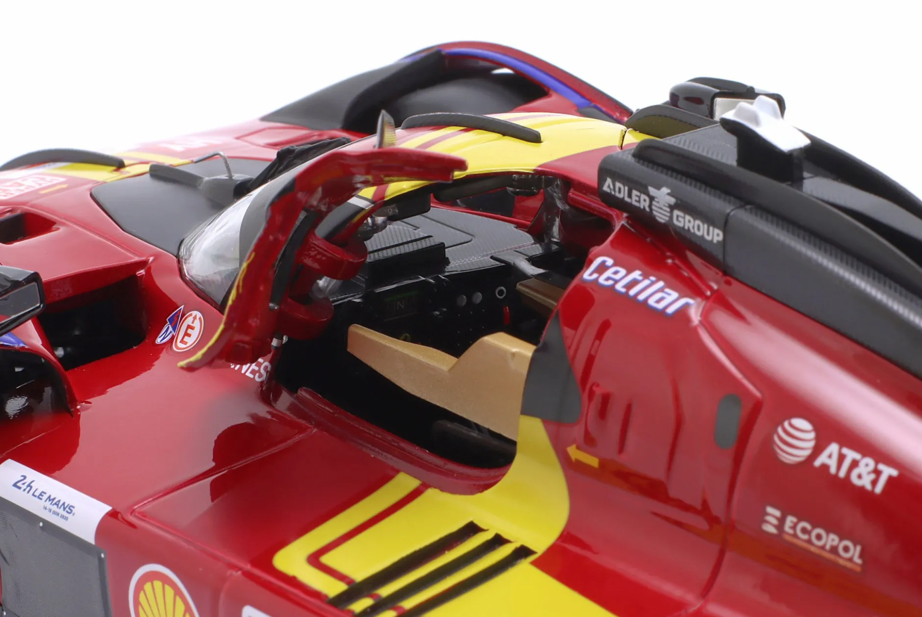 Ferrari 499P #51 3rd 24h LeMans 2025 Giovinazzi, Guidi, Calado 1:18 Bburago