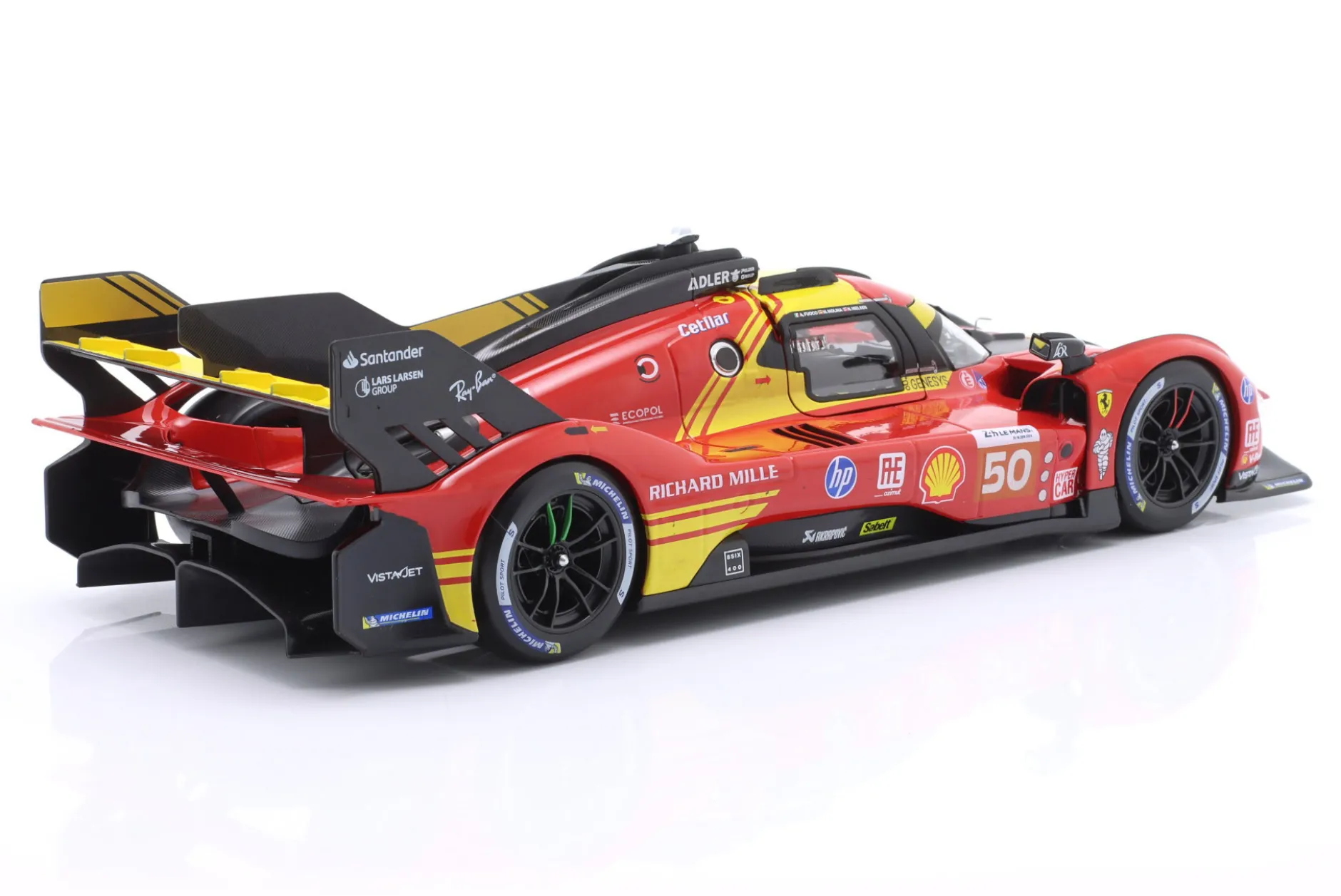 Ferrari 499P #50 Sieger 24h LeMans 2024 Fuoco, Molina, Nielsen 1:18 Bburago