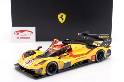 Ferrari 499P #83 Sieger 24h LeMans 2025 Kubica, Ye, Hanson 1:18 Bburago