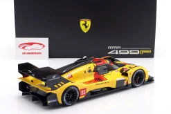 Ferrari 499P #83 Sieger 24h LeMans 2025 Kubica, Ye, Hanson 1:18 Bburago