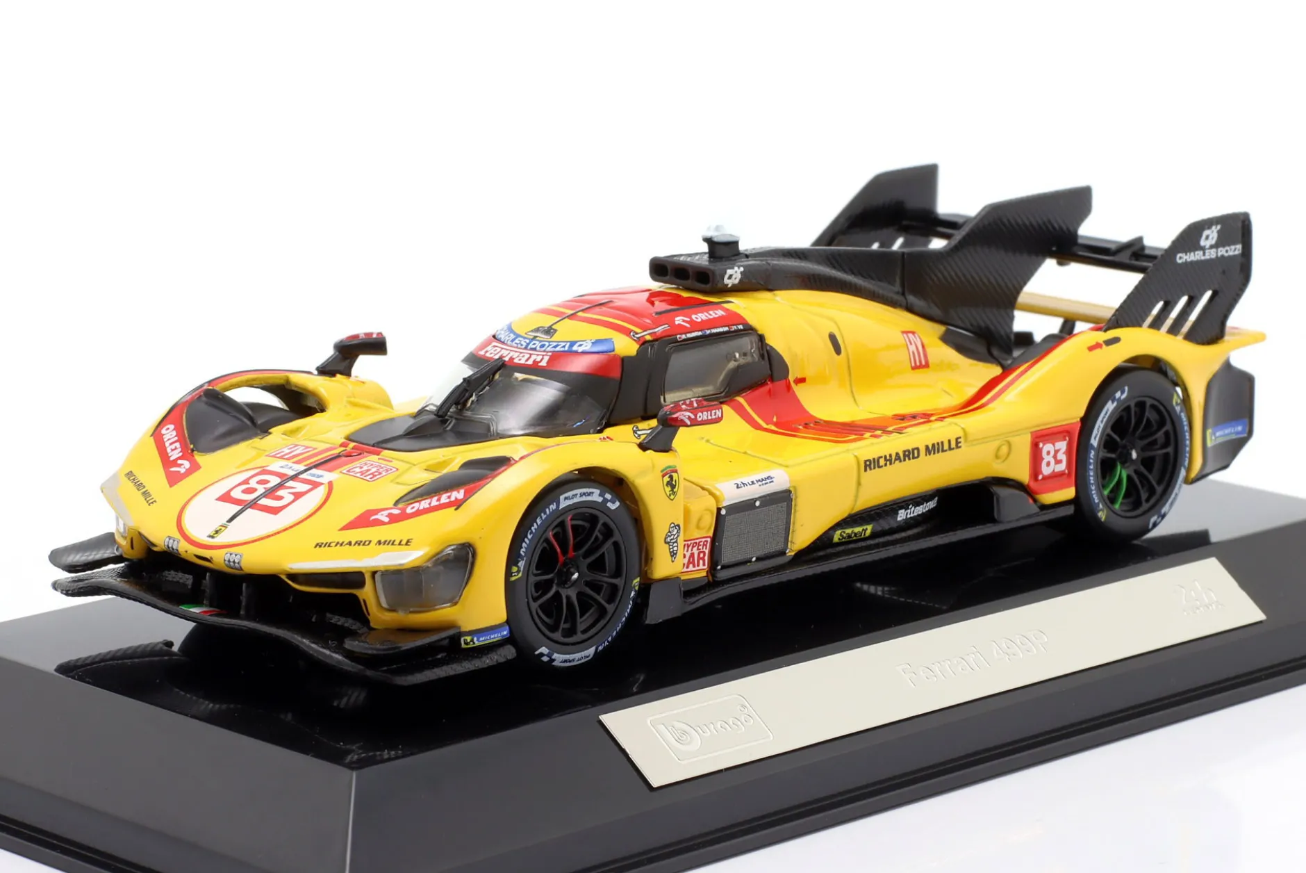 Ferrari 499P #83 Sieger 24h LeMans 2025 Kubica, Ye, Hanson 1:43 Bburago
