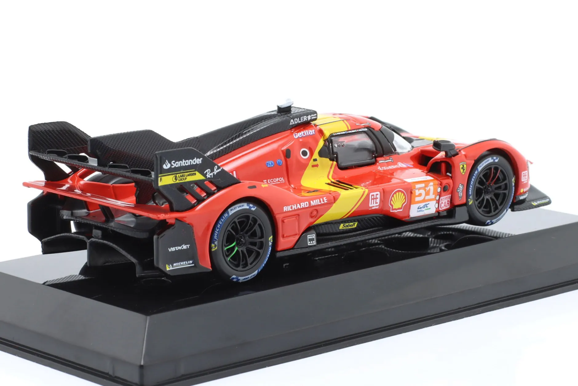 Ferrari 499P #51 Sieger 24h LeMans 2023 Pier Guidi, Calado, Giovinazzi 1:43 Bburago