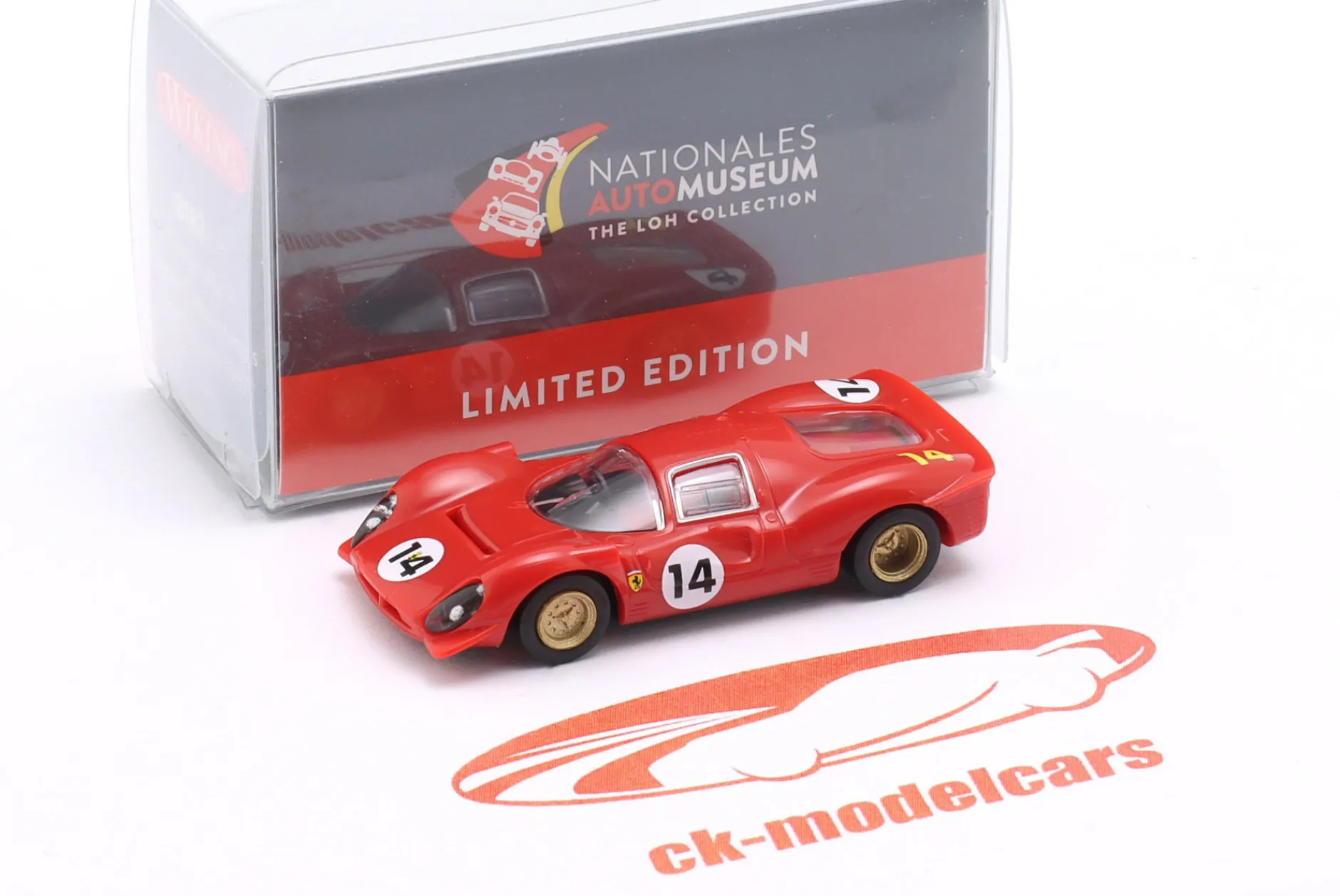Ferrari 330 P3 #14 Sieger 1000km Monza 1966 Surtees, Parkes 1:87 Wiking