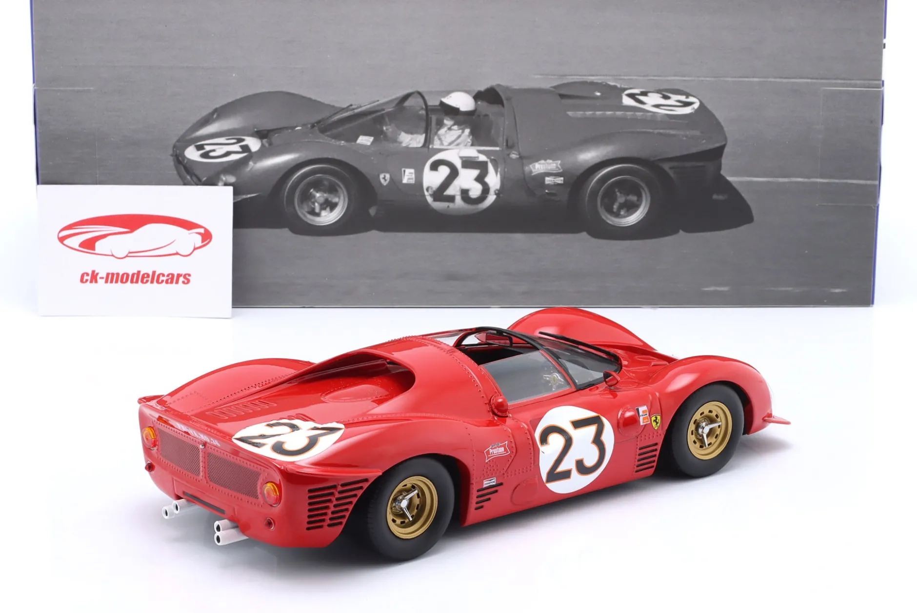 Ferrari 330 P3/4 Spider #23 Sieger 24h Daytona 1967 Bandini, Amon 1:18 WERK83