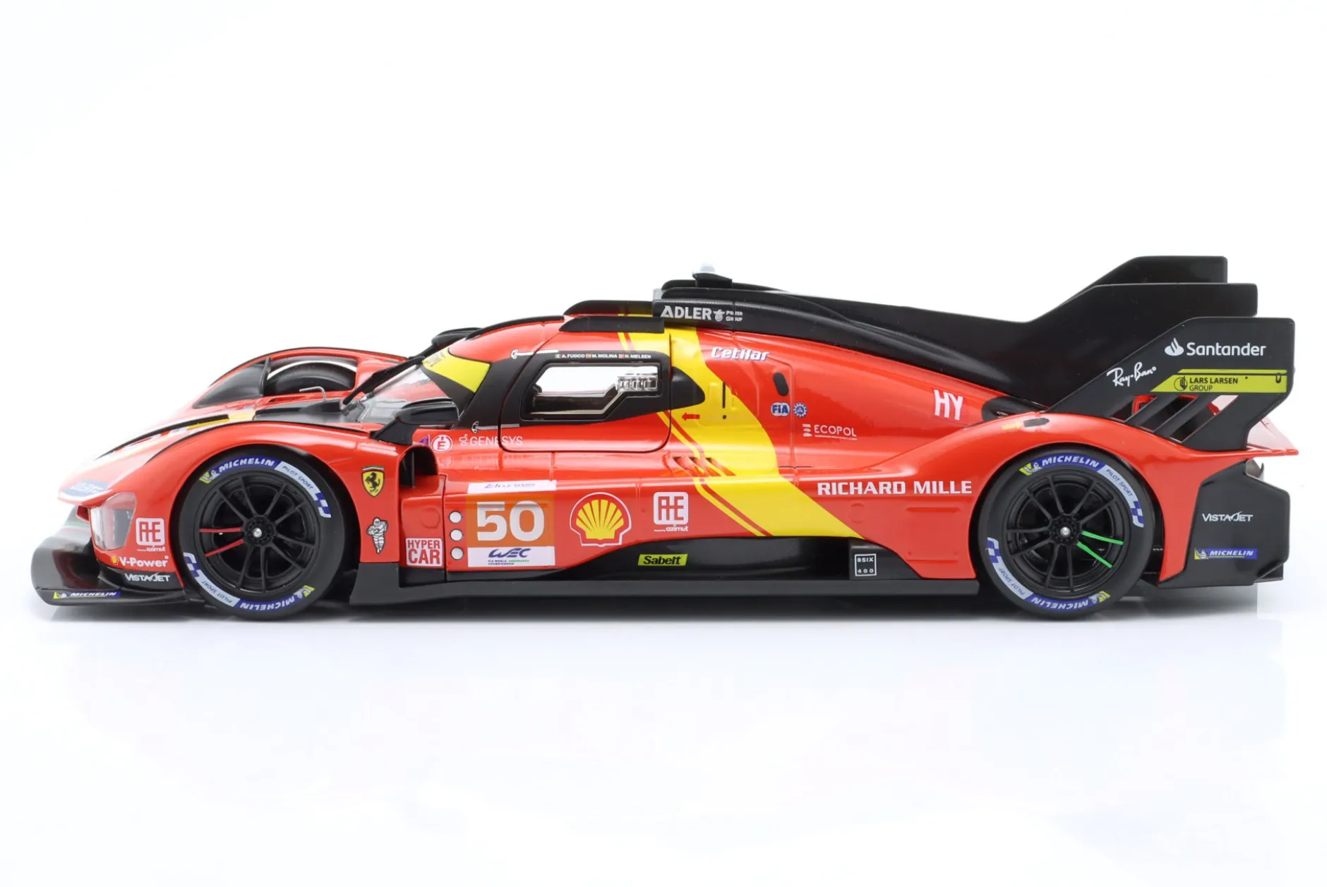 Ferrari 499P #50 5th 24h LeMans 2023 Fuoco, Molina, Nielsen 1:18 Bburago