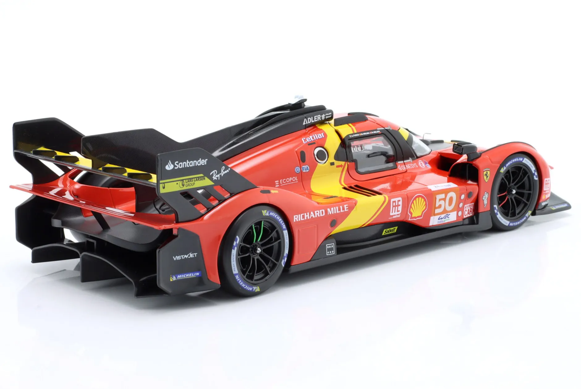 Ferrari 499P #50 5th 24h LeMans 2023 Fuoco, Molina, Nielsen 1:18 Bburago