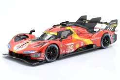 Ferrari 499P #50 5th 24h LeMans 2023 Fuoco, Molina, Nielsen 1:18 Bburago