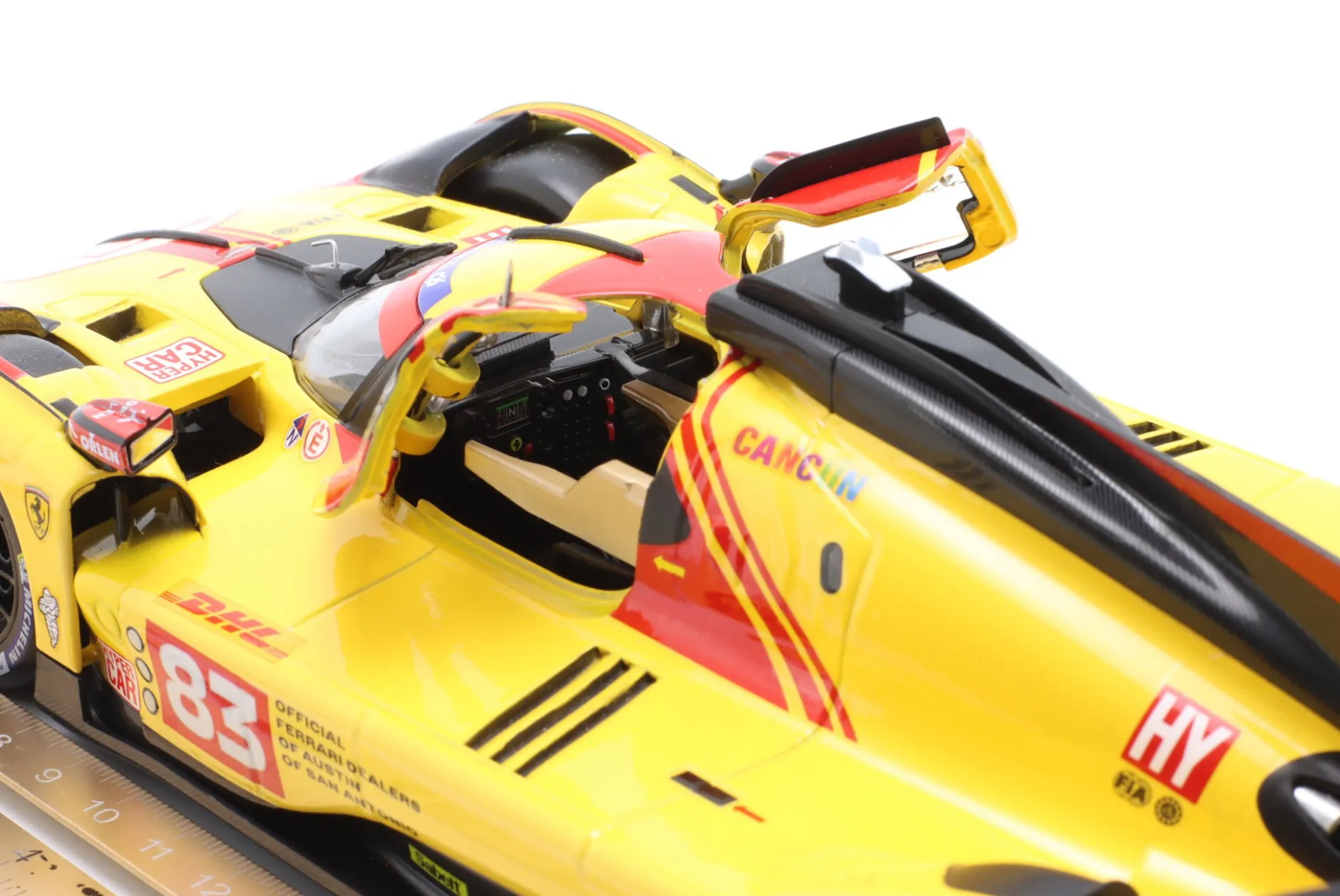 Ferrari 499P #83 4th WEC Katar 2024 Kubica, Shwartzman, Ye 1:18 Bburago