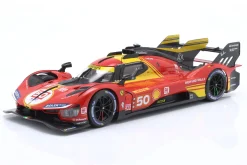 Ferrari 499P #50 6th WEC Katar 2024 Molina, Nielsen, Fuoco 1:18 Bburago