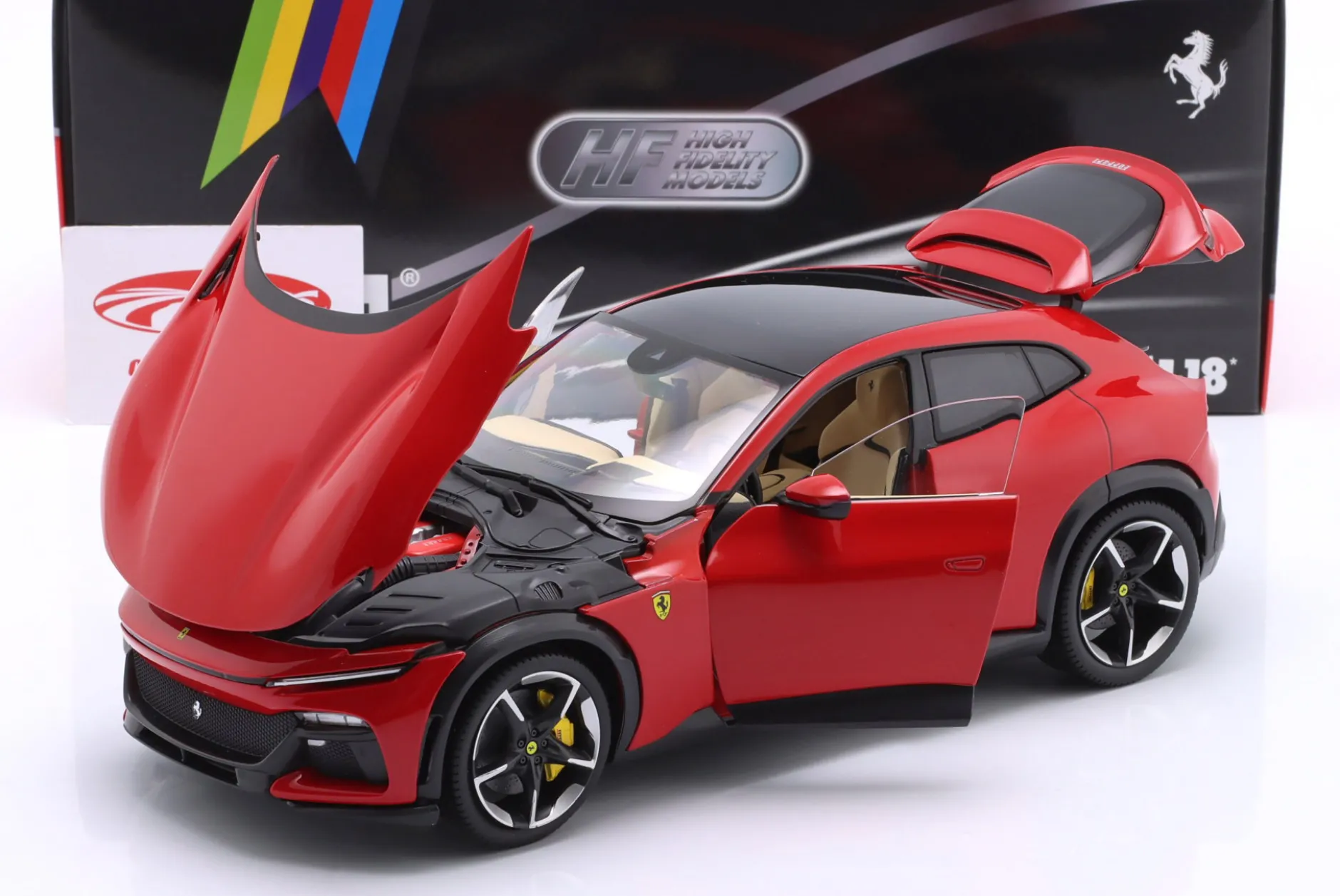 Ferrari Purosangue Baujahr 2022 corsa rot 1:18 Polistil