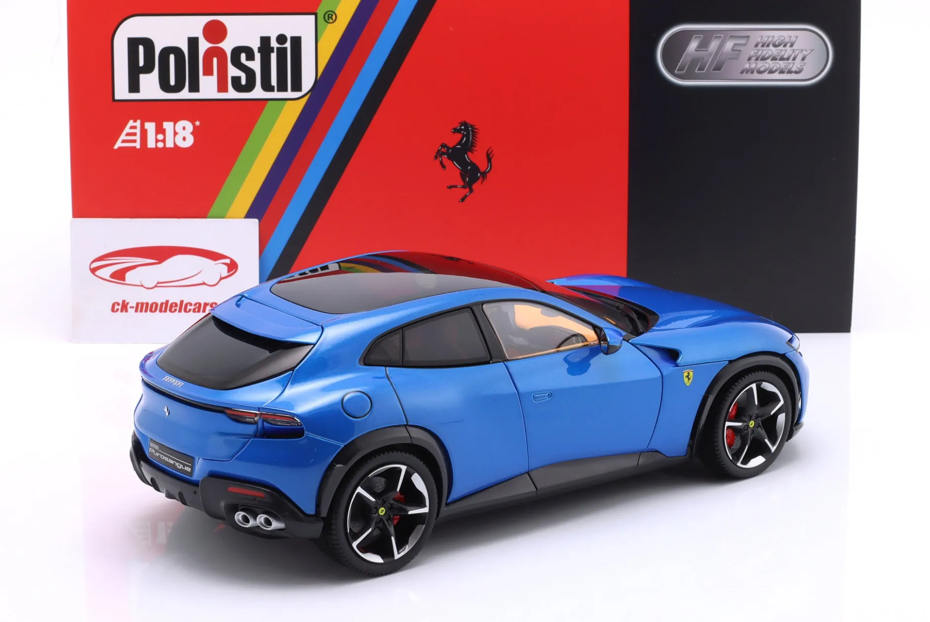Ferrari Purosangue Baujahr 2022 corsa blau 1:18 Polistil