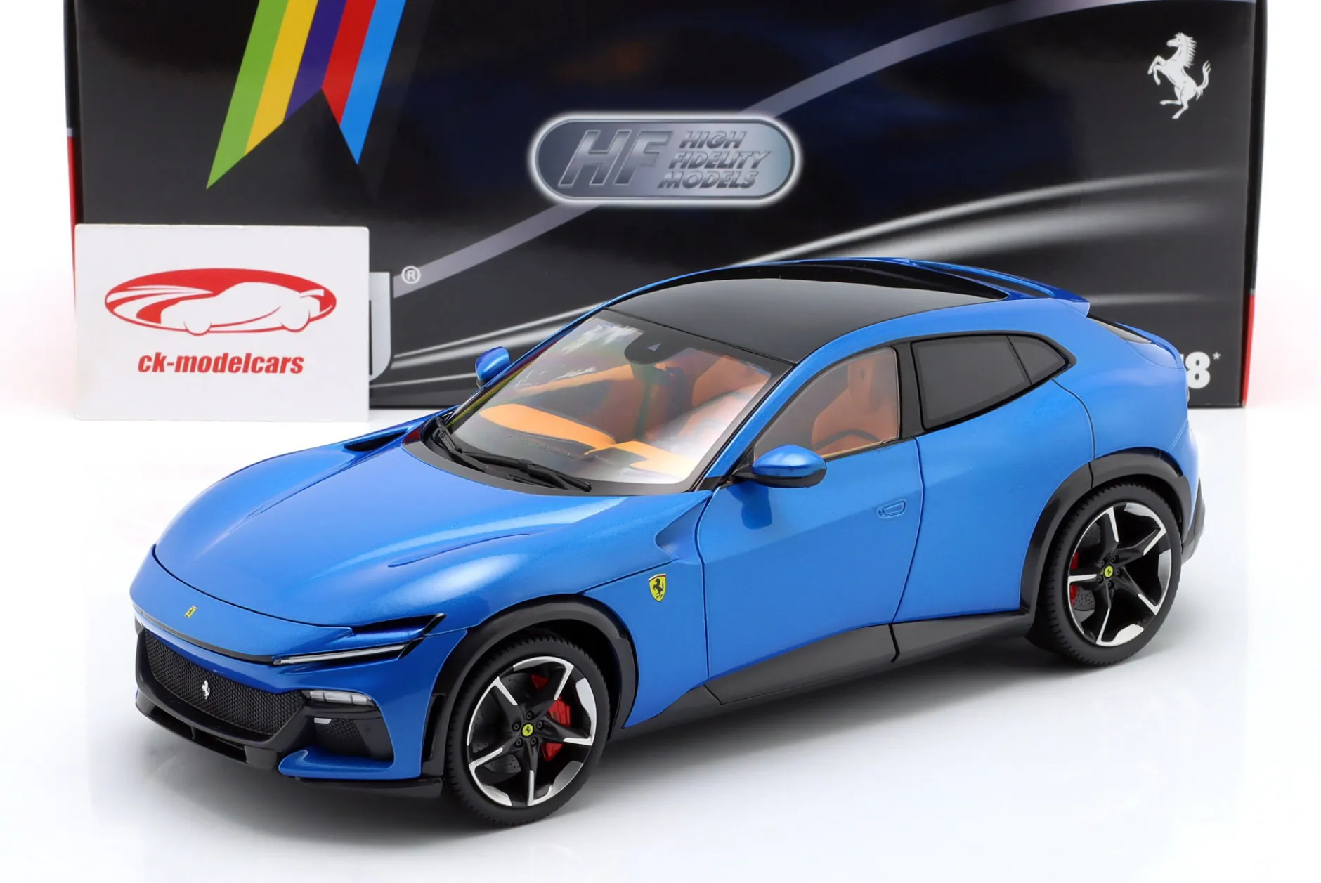 Ferrari Purosangue Baujahr 2022 corsa blau 1:18 Polistil