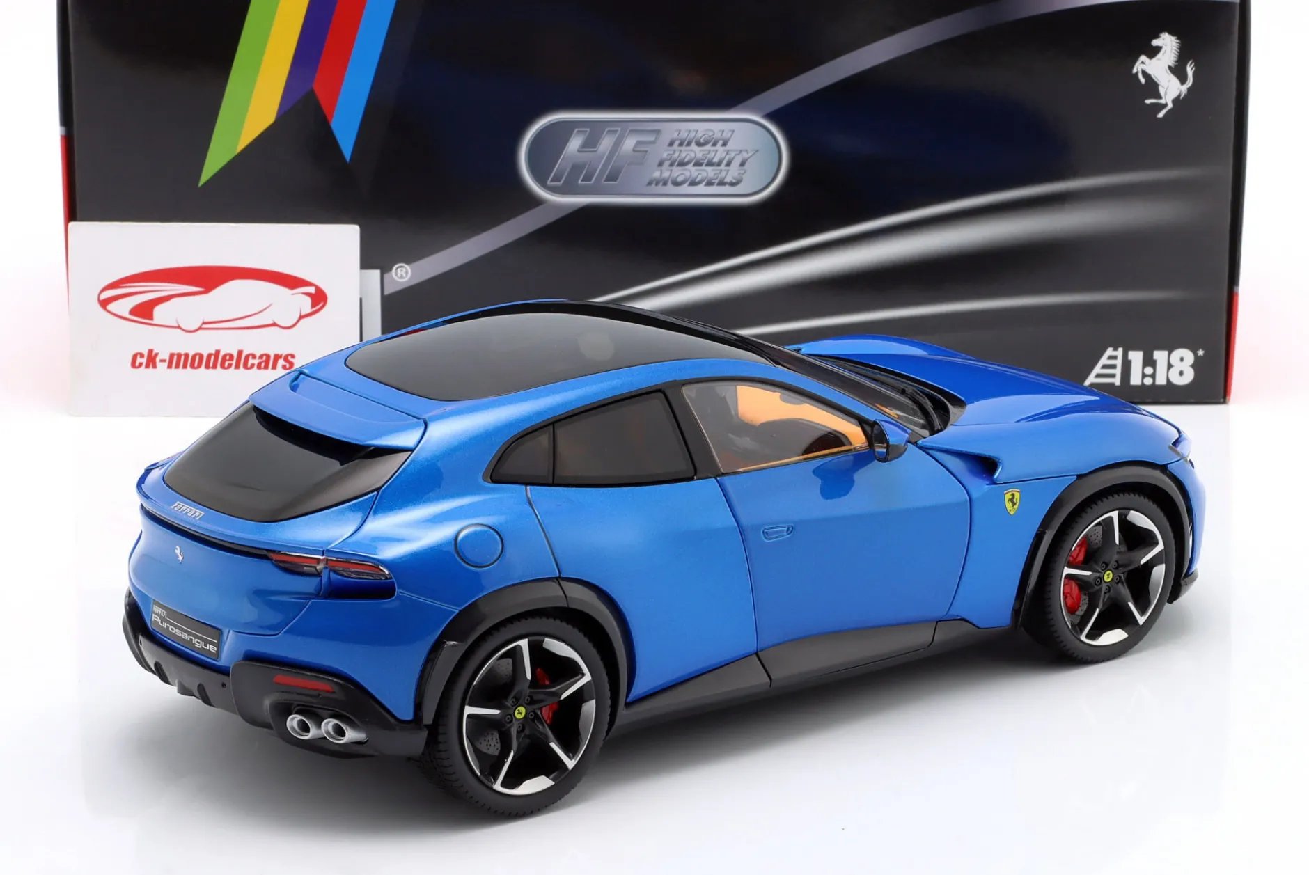 Ferrari Purosangue Baujahr 2022 corsa blau 1:18 Polistil