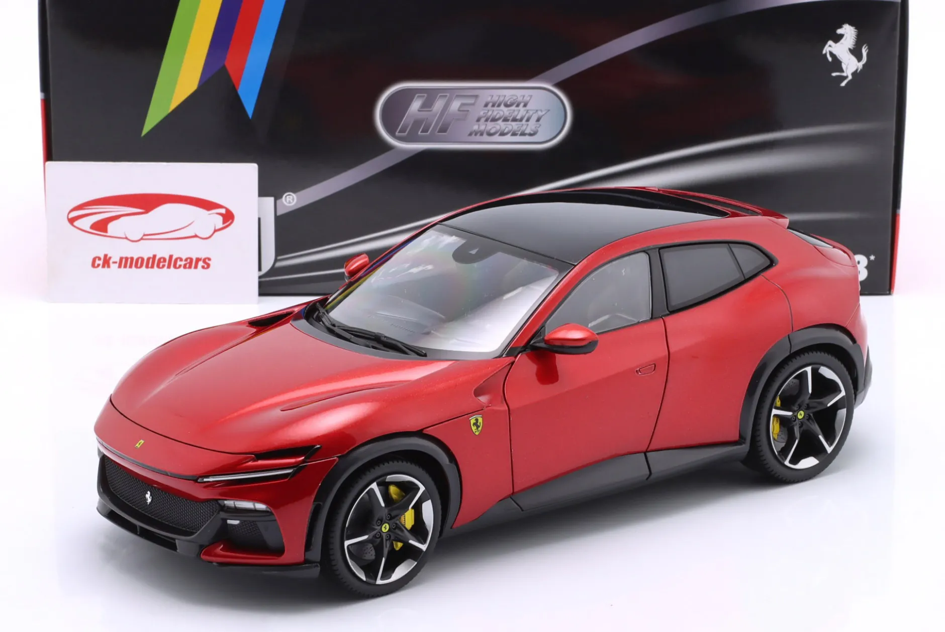 Ferrari Purosangue Baujahr 2022 magma rot 1:18 Polistil