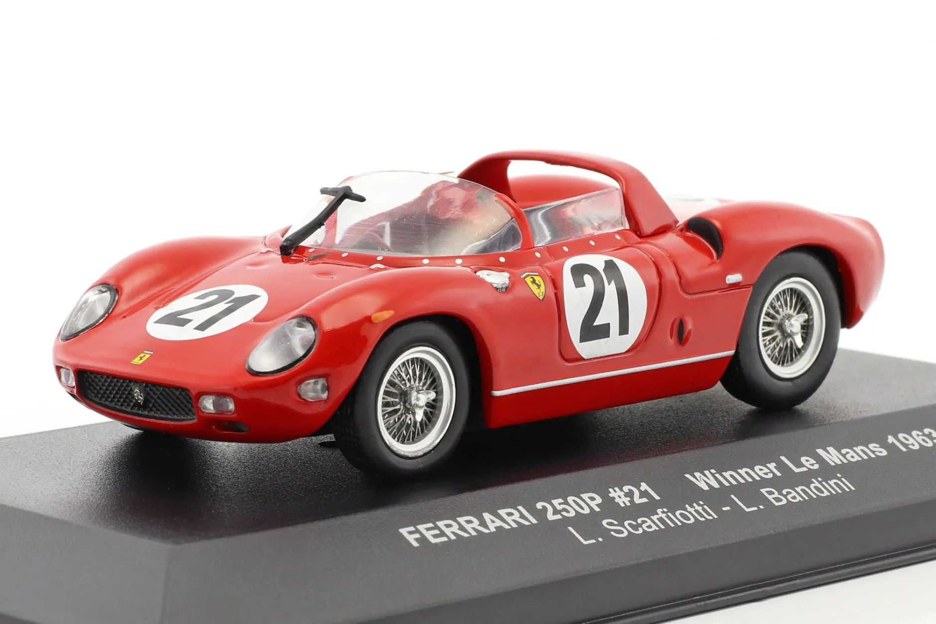 Ferrari 250P #21 Winner 24h LeMans 1963 Scarfiotti, Bandini 1:43 Ixo