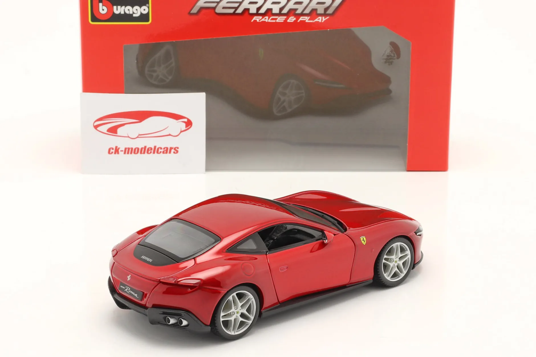 Ferrari Roma Baujahr 2020 rot 1:24 Bburago