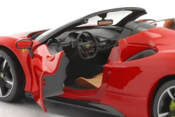 Ferrari SF90 Spider Baujahr 2021 rot 1:18 Bburago