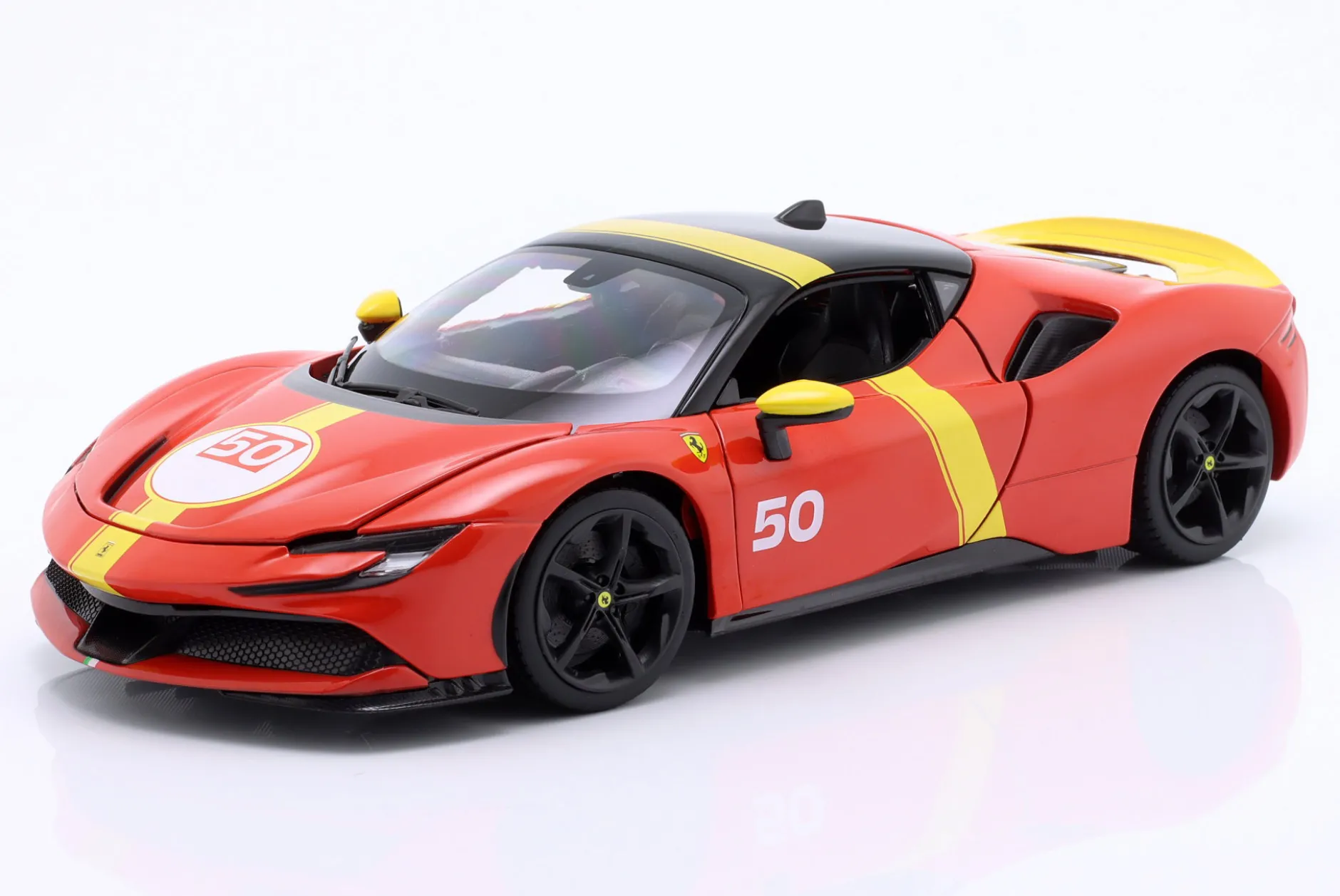 Ferrari SF90 Stradale #50 "Assetto Fiorano" rot 1:18 Bburago
