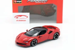 Ferrari SF90 Stradale Baujahr 2019 rot 1:24 Bburago