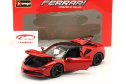 Ferrari SF90 Stradale Hybrid Baujahr 2019 rot 1:18 Bburago