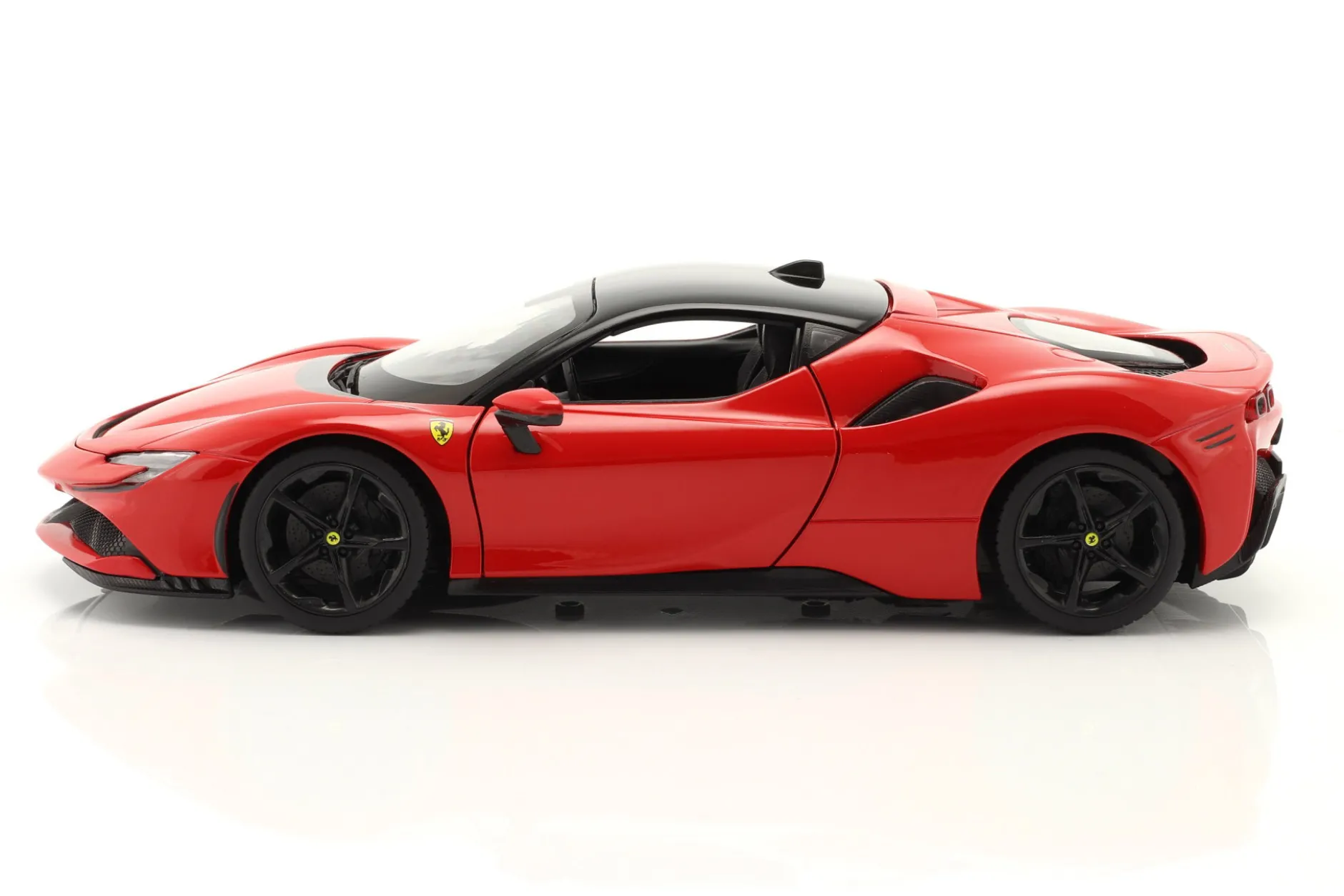 Ferrari SF90 Stradale Hybrid Baujahr 2019 rot 1:18 Bburago