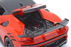 Ferrari SF90 XX Stradale Baujahr 2024 orange-rot 1:18 Bburago