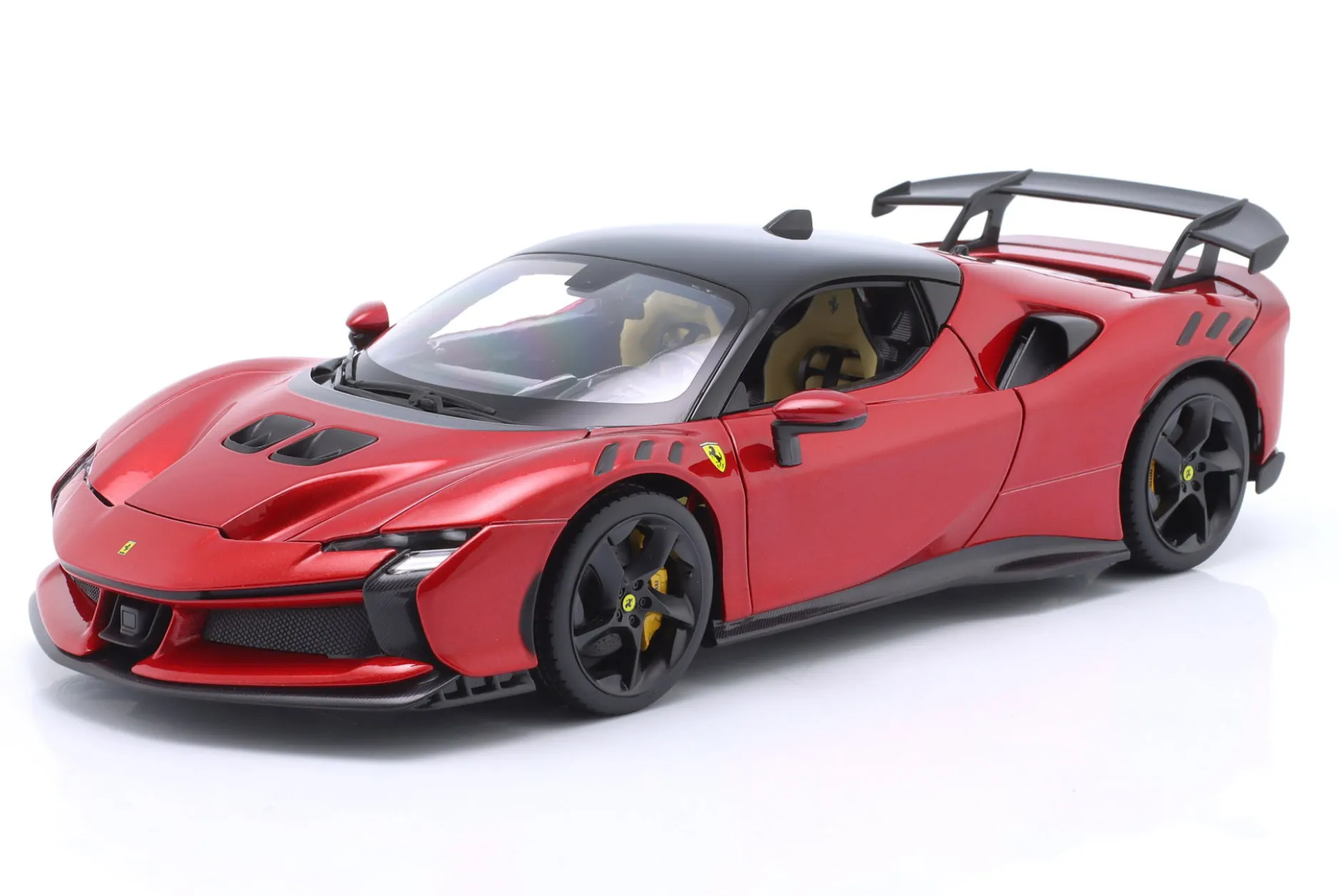 Ferrari SF90 XX Stradale Baujahr 2024 rot metallic 1:18 Bburago