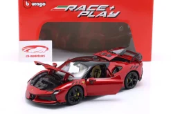Ferrari SF90 XX Stradale Baujahr 2024 rot metallic 1:18 Bburago