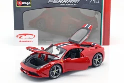 Ferrari 458 Speciale rot / weiß / blau 1:18 Bburago