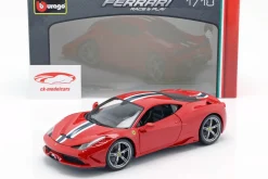 Ferrari 458 Speciale rot / weiß / blau 1:18 Bburago