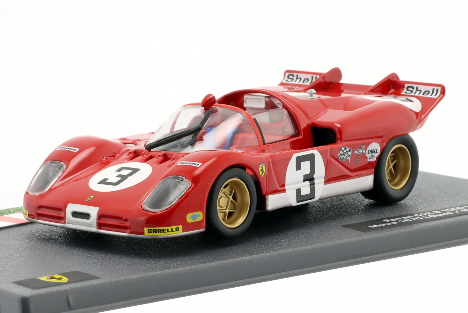 Ferrari 512 S #3 2. Platz 1000km Monza 1970 I. Giunti, N. Vaccarella 1:43 Altaya