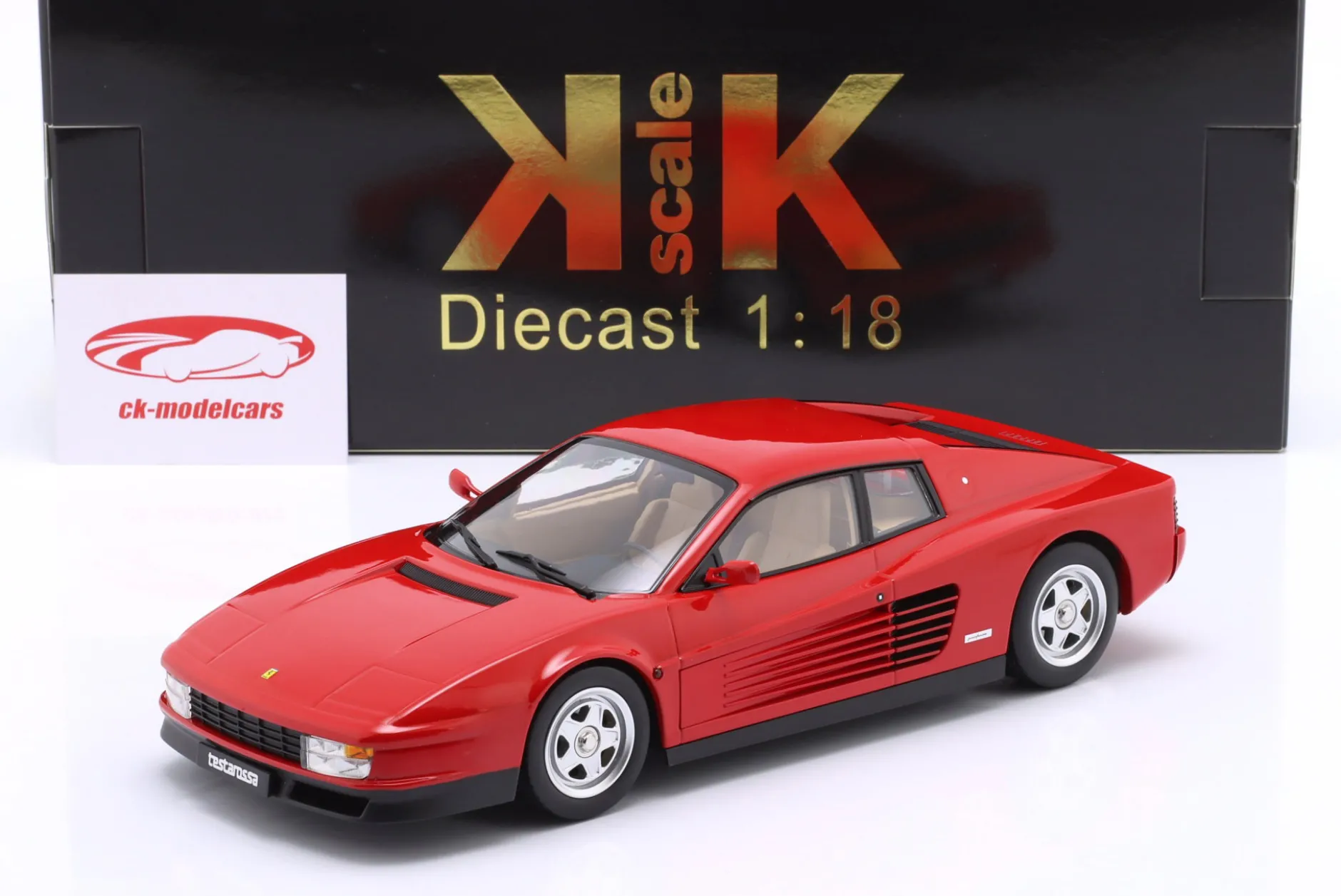 Ferrari Testarossa Baujahr 1986 rot 1:18 KK-Scale