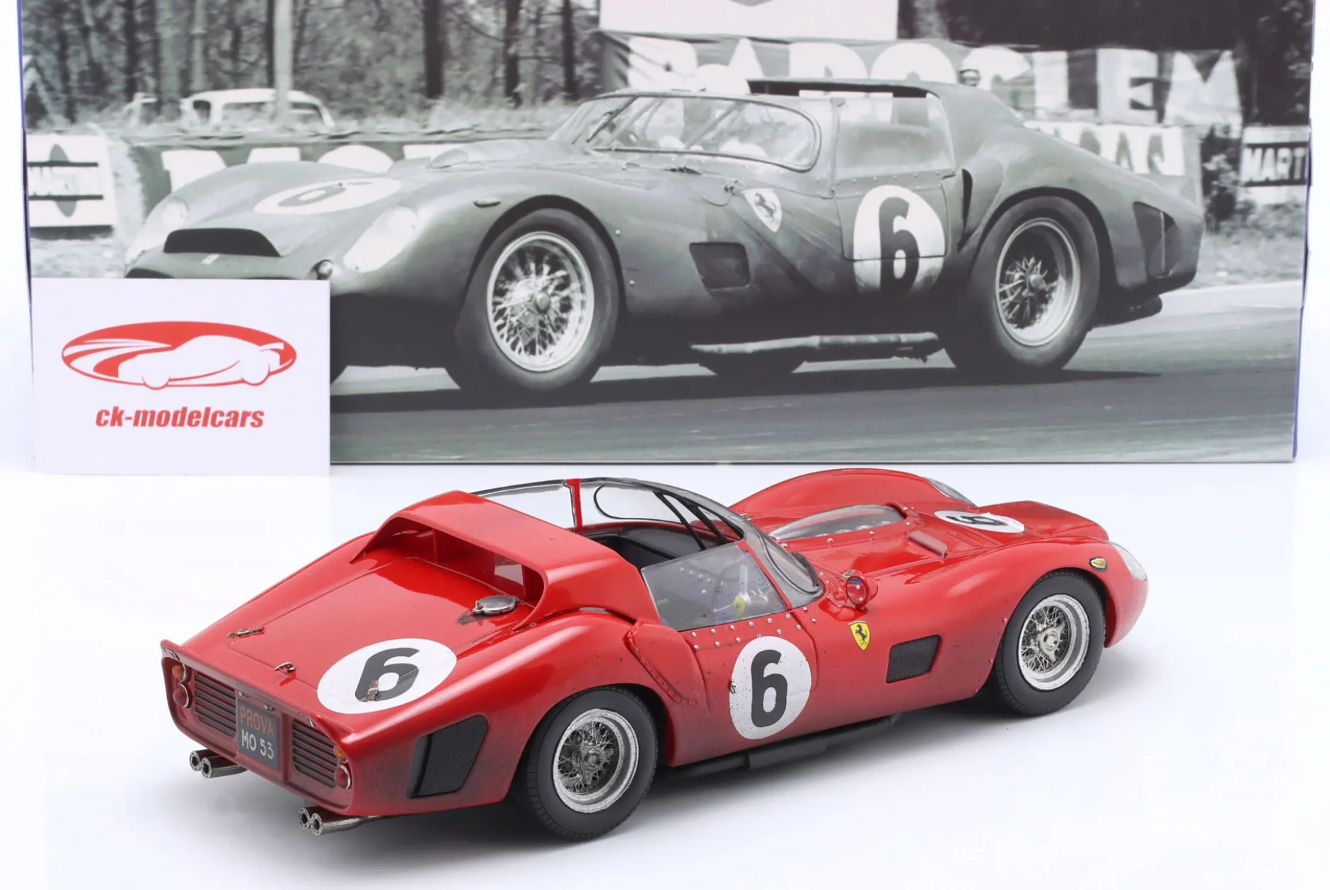 Ferrari 330 TRI #6 Sieger 24h LeMans 1962 Dirty Version 1:18 WERK83