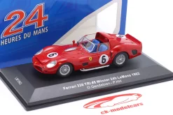 Ferrari 330 TRI #6 Sieger 24h LeMans 1962 Gendebien, Hill 1:43 Ixo