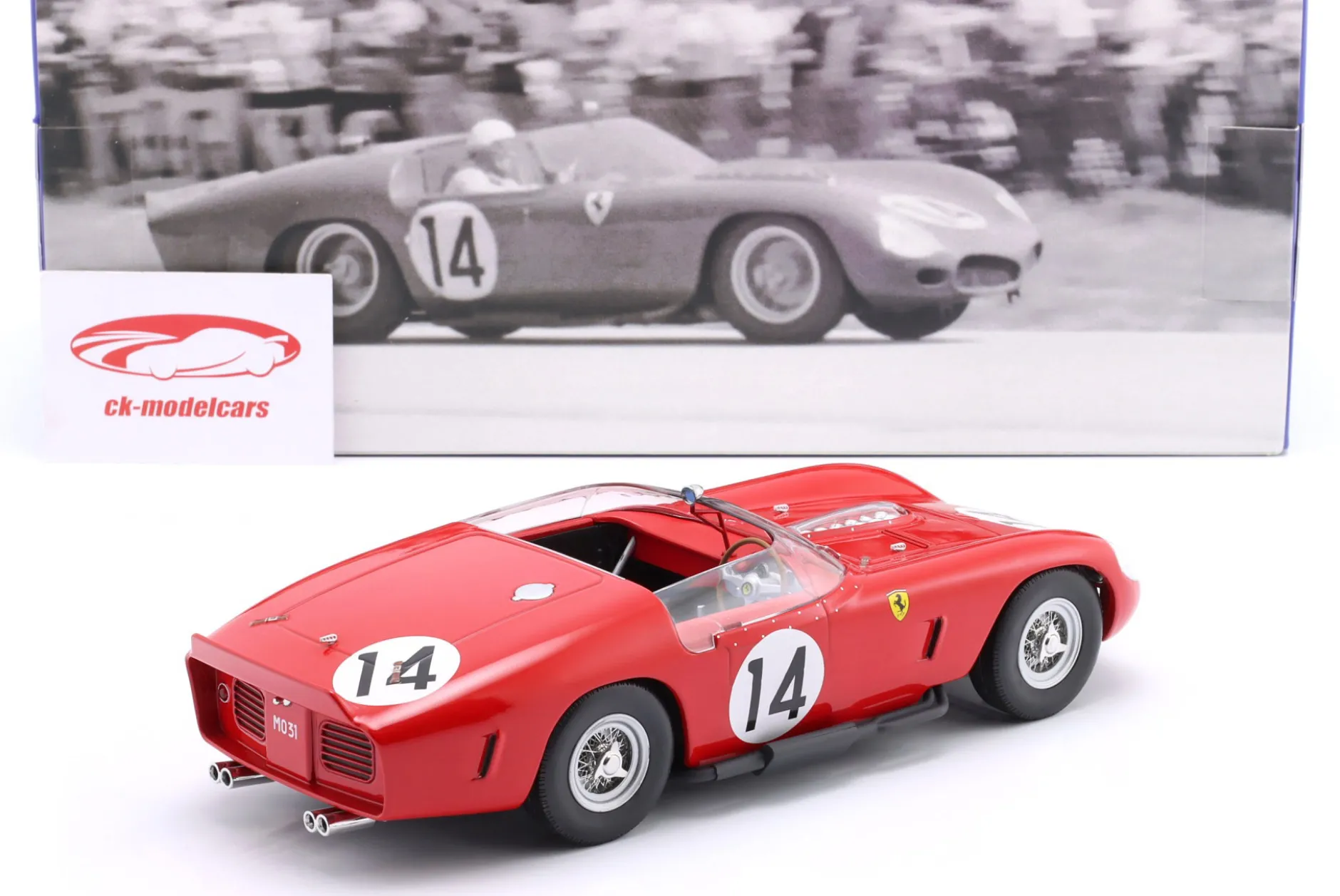 Ferrari 250 TR61 #14 Sieger 12h Sebring 1961 Gendebien, Hill 1:18 WERK83