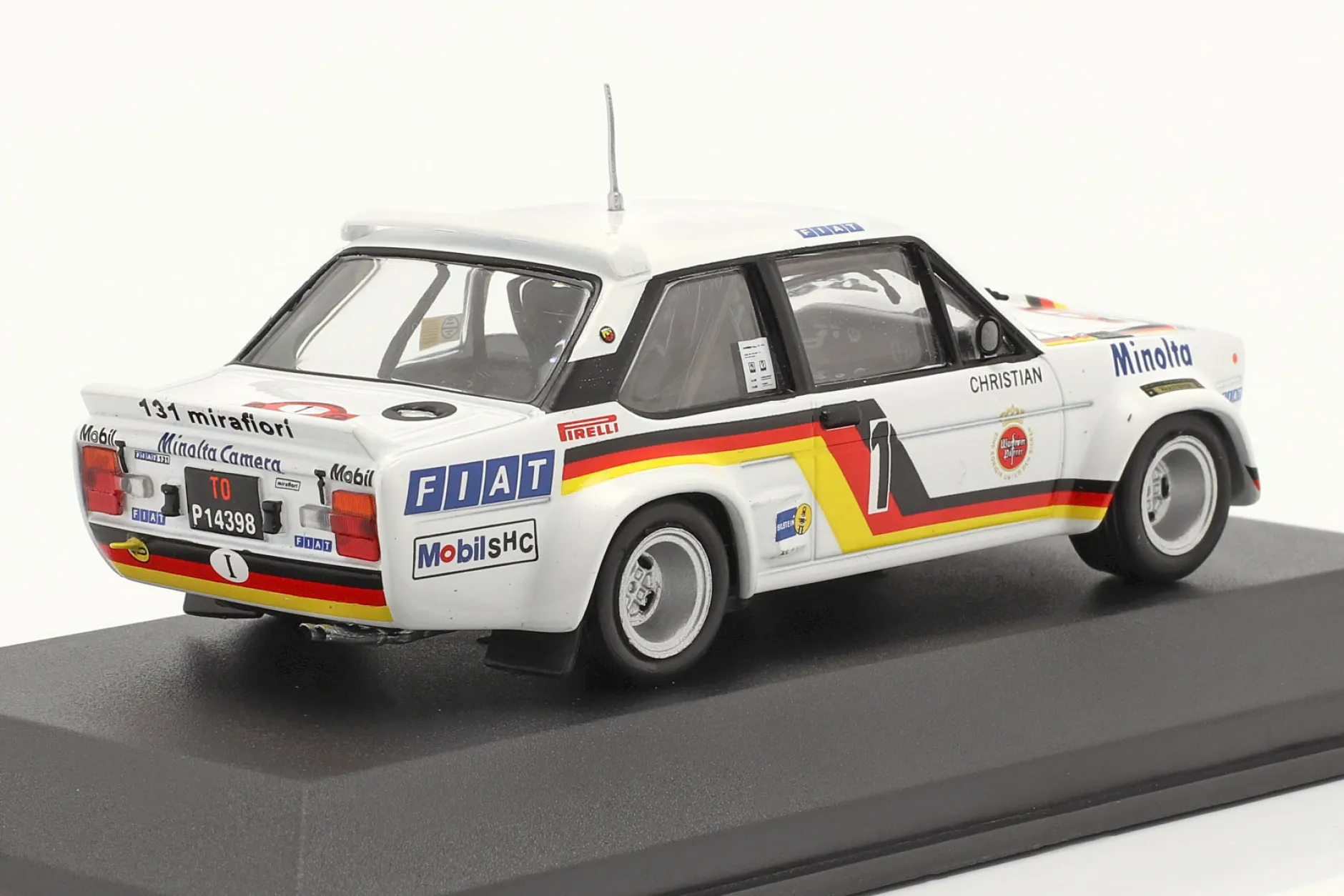Fiat 131 Abarth #1 Sieger Rallye Hunsrück 1979 Röhrl, Geistdörfer 1:43 CMR