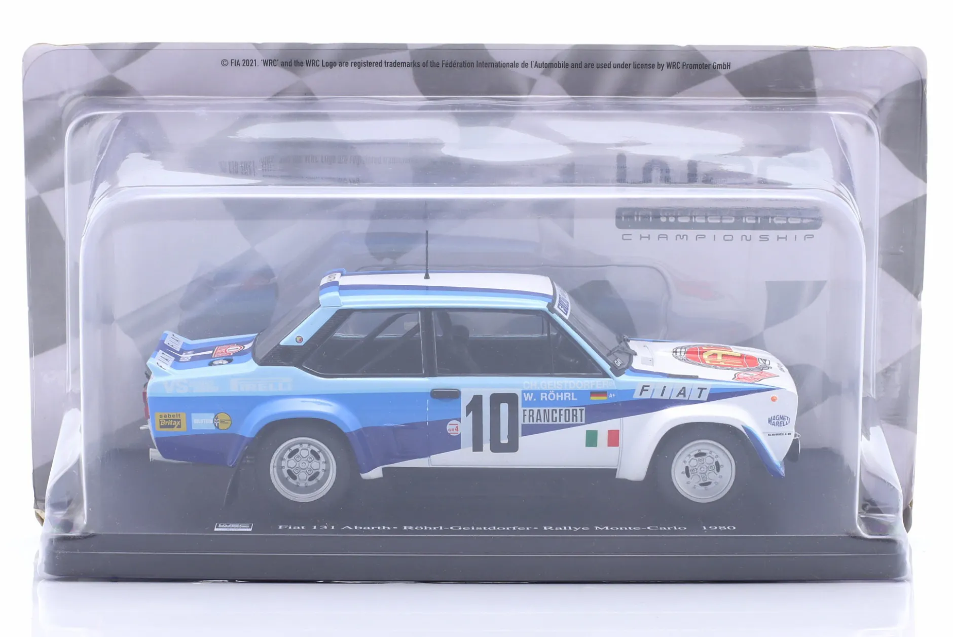 Fiat 131 Abarth #10 Sieger Rallye Monte Carlo 1980 Röhrl, Geistdörfer 1:24 Altaya