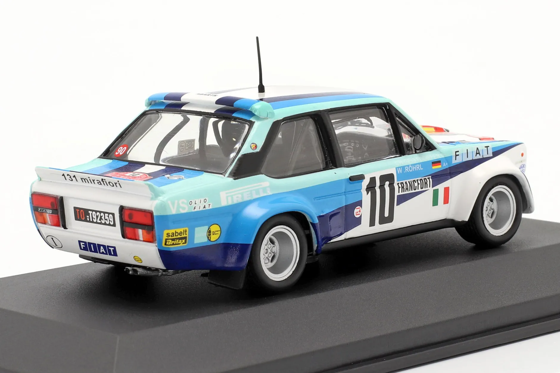 Fiat 131 Abarth #10 Sieger Rallye Monte Carlo 1980 Röhrl, Geistdörfer 1:43 CMR