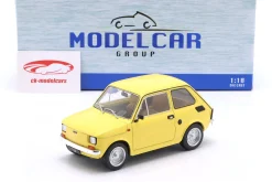 Fiat 126 Baujahr 1972 gelb 1:18 ModelCar Group
