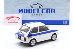 Fiat 126 Baujahr 1972 weiß / blau 1:18 ModelCar Group