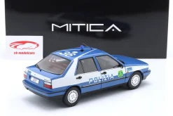 Fiat Croma CHT Polizei Italien Baujahr 1987 blau / weiß 1:18 Mitica
