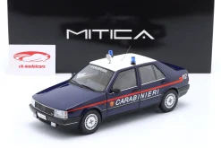 Fiat Croma 2.0 Turbo IE Carabinieri 1985 blau / weiß 1:18 Mitica