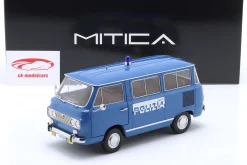 Fiat 850 Familiare Polizia Baujahr 1970 hellblau 1:18 Mitica